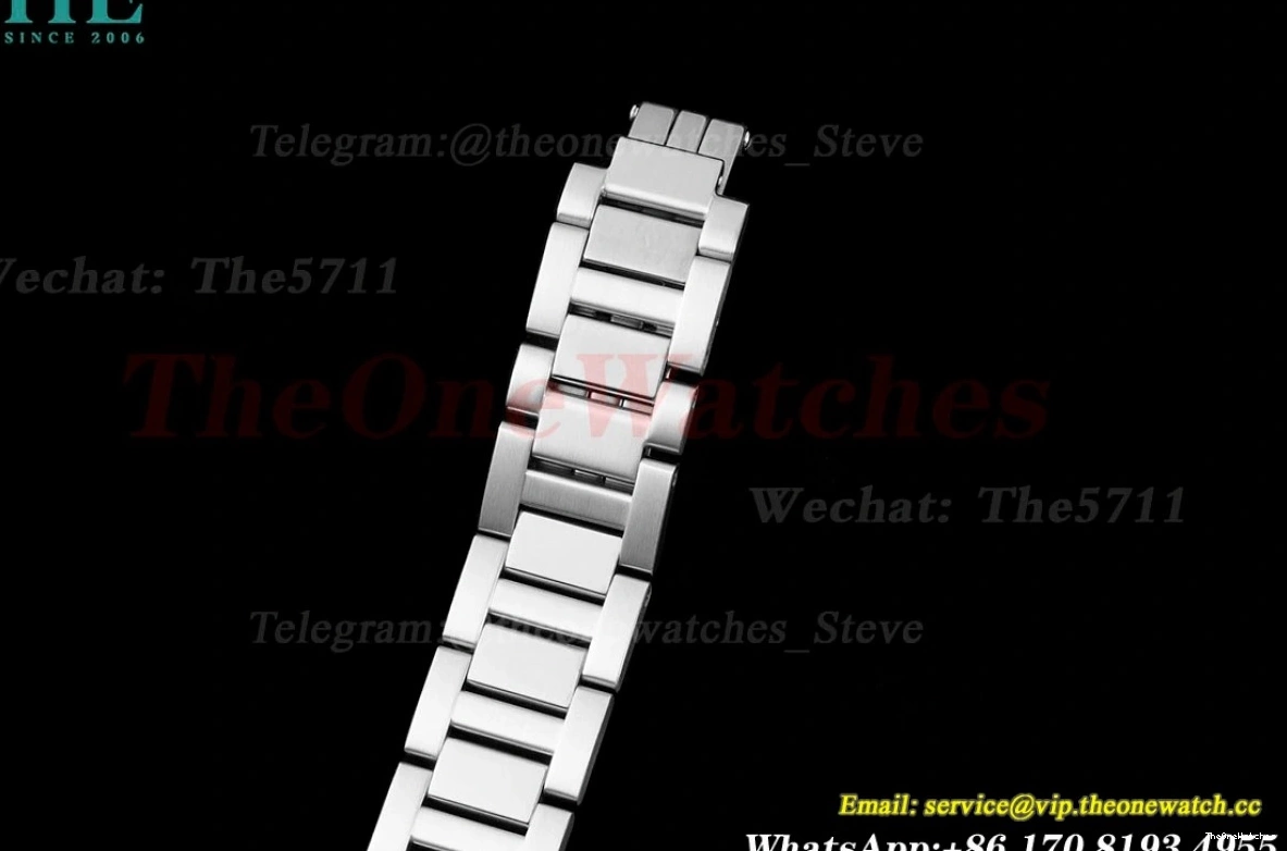 Cartier Quartz SS Pasha 30mm De Ladies Dial AF White SS 1224